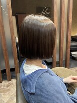 ヘアーアンドスパ フェリーチェ ミチ 野田屋町店(HAIR&SPA felice MICHI) 【feliceMICHI 豊田希美】切りっぱなしボブ
