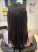 20代30代40代髪質改善ロングストレートアッシュベージュ透明感
