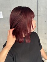 レコ 渋谷(LECO) ブリーチなしダブルカラーレッド