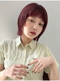 前髪/アンブレラカラー/こなれミディ/イメチェン/ウェーブパーマ