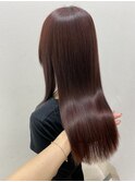 レッドブラウン/髪質改善
