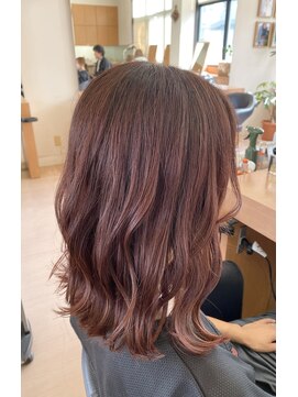 シャンプーボーイ ヒノ(SHAMPOO BOY Hino) ミディアム×バーガンディ