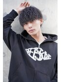 縦落ちメンズマッシュ