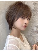 みねスタイル♪ 前下がり ひし形 ショートボブ 30代 40代 50代
