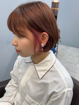 ドロシー 郡山桑野店(Dorothy) 黒髪ボブルフネビージュ小顔ワンレン