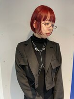 バックボッカー(BACK BOCKER) レッドボブピンクオレンジミニボブ