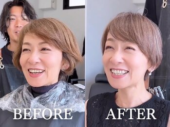 ハーツ(Heart's)の写真/白髪が気になり始めた、白髪染めの悩みを解決＊30代～の大人女性から圧倒的支持【表参道/原宿】
