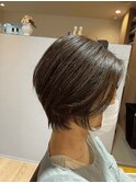 20代30代大人可愛いアッシュベージュダブルカラー透明感
