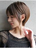 大人可愛いマッシュショートボブウルフカット◎30代40代50代60代
