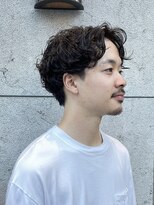 [Neelu_take]メンズ無造作センターパートパーマ