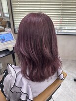 アジールヘア 東上野店(agir hair)&nbsp;大人可愛いピンクパープルダブルカラー【上野】
