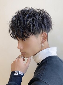 フィフス 大分(fifth) 大分ツイストスパイラルパーマメンズカットラウンドマッシュ10代