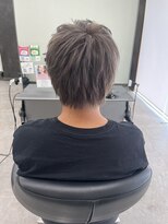 ガルボヘアー 桟橋店(garbo hair) アッシュベージュ メンズもケアブリーチ