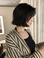 トリッカ 銀座(tricca)&nbsp;ボブ/ボブパーマ/ニュアンスパーマ/顔周りレイヤー/レイヤー