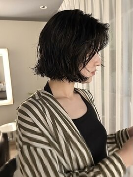 トリッカ 銀座(tricca) ボブ/ボブパーマ/ニュアンスパーマ/顔周りレイヤー/レイヤー