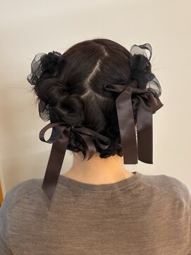 【stylist AIKA】ボリュームツインアレンジ