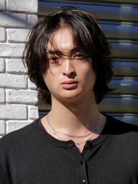 ディッセンバー 渋谷(December) ◎メンズ マッシュ ニュアンスパーマ 束感 メンズカット