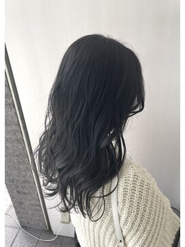 コレロ ヘアー(KORERO hair) 韓国風くびれウェーブ×透け感ダークグレージュ