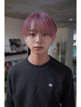 クペウヘイヴン メンズ(cope'u HAVEN men's) ピンク×シースルーマッシュ