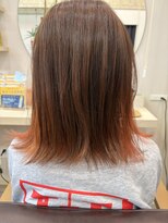 ヘアメイク エイムズ シュアーニューエイジ(HAIR&MAKE aim.s SUR UN NUAGE)&nbsp;オレンジヘアカラー