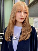 ディーバ 横浜(D.I.E.V.A)&nbsp;10代20代30代髪質改善顔周りハイレイヤーカットブロンドベージュ