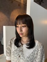 ノーヴァ バイ ボナ 前橋店(nova by bona)&nbsp;髪質改善レイヤーカットで顔周り似合わせセミロング