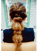 玉ねぎとドーナッツの編み下ろしアレンジ