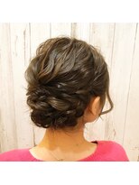 ヘアーアトリエ アンル(hair atelier anle) お出かけシニヨン