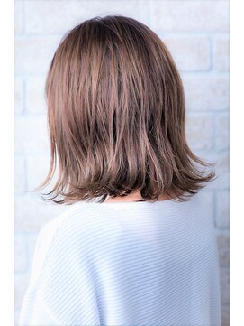 ソア 武蔵小杉(SOAR) 大人かわいい無造作カールとデザインカラー小顔丸みショートボブ