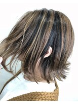 ディーパス(D-PATH)&nbsp;外国人風大人気バレイヤージュカラー_会津若松D-PATH