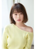 【Unami】カジュアルな切りっぱなしボブ 工藤 由佳