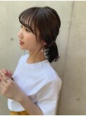 【Euphoria】簡単ルーズおくれ毛ローポニー☆