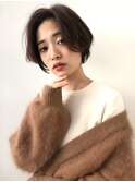 【大人可愛いハンサムショート】