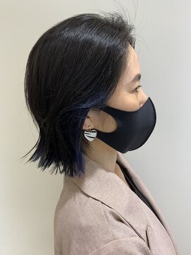 ノーブル 白金台店(Noble by PROGRESS) インナーカラー/ディープブルー