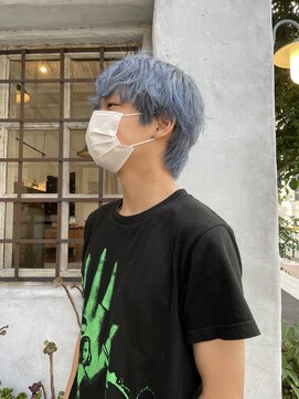 ディディ イック(didi ic) Pale Blue × マッシュウルフ