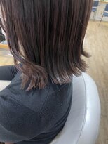 ネオリーブ チロル 横浜西口店(Neolive CiroL.)&nbsp;きりっぱなしボブ　ピンクパープル　韓国ヘア☆★