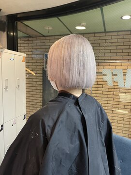 ラフ(LAFF) #黒髪#ボブルフ#ネビージュ#小顔#ワンレン