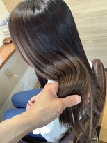 ヘアーメイク トレコローリ(hair make trecolori) 【trecolori  津田沼】ハイライト履歴のグレージュ