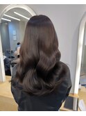 大人かわいい20代30代40代小顔ショコラベージュ１Zina船橋