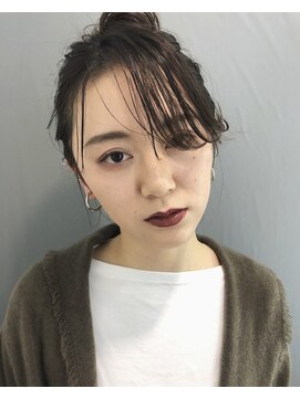 ラウンジ モリオ イケブクロ(Lounge MORIO Ikebukuro) 【morio池袋】長めバングのグレージュカラー