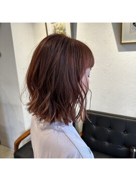 アルマヘアー(Alma hair by murasaki) ◎ブリーチ無しのピンクブラウンカラー◎
