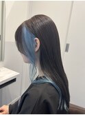 インナーカラー【水色】
