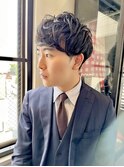 ビジネスヘア就活ヘアツーブロック刈り上げフェードメンズ