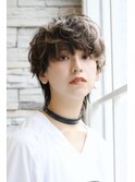 ハンサム女子のショートウルフ