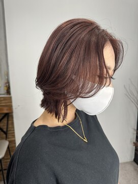 ウィクシー(wixy) ピンクベージュ/ショートレイヤー/髪質改善トリートメント