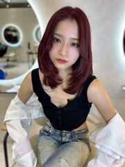 大人韓国風レイヤースタイル 梅田/韓国風/髪質改善