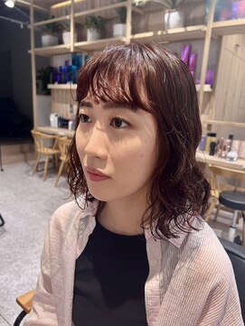 ゼストソエル(ZEST soell) ミディアムくるくるパーマ〇