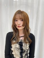 エミュ 天文館店(eMu) マロンベージュ×姫カットレイヤー