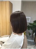 結べるボブ似合わせカット◎艶感ワンカールナチュラルカール