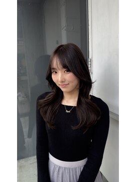 ボアップ 松山店(boappu) エクステでレイヤーカット